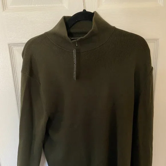Banana Republic 100% Supima Cotton Mock-Neck Sweater
